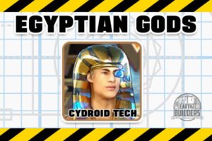 Earth2 Builders CIVILIANS EGYPTIAN GODS CYDROID TECHNICIAN