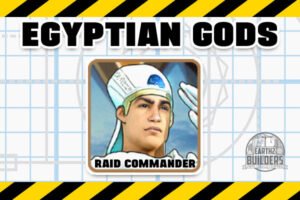 Earth2 Builders CIVILIANS EGYPTIAN GODS RAID COMMANDER