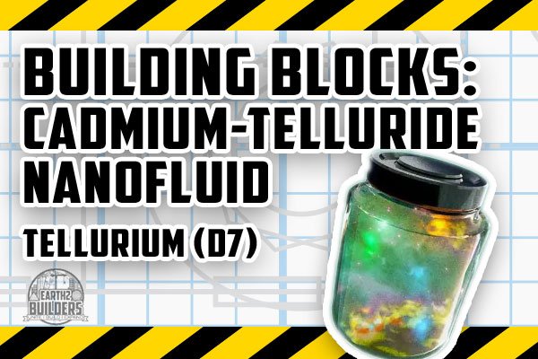 Earth2 Builders Resources TELLURIUM D7 Building Blocks