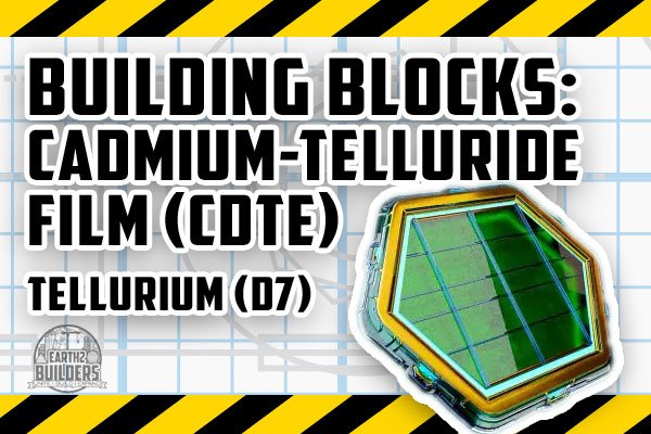 Earth2 Builders Resources TELLURIUM D7 Building Blocks