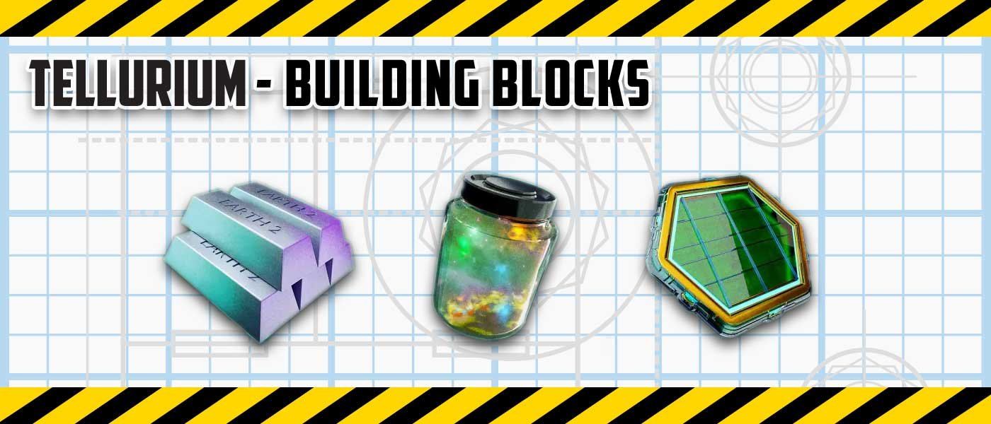 Earth2 Builders Resources TELLURIUM D7 Building Blocks