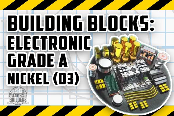 EARTH2 BUILDERS RESOURCE BUILD BLOCK NICKEL