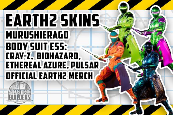 Earth 2 Skin Murushierago ESS Cray-Z, Biohazard, Ethereal Azure, Pulsar 250 Full Body Suit