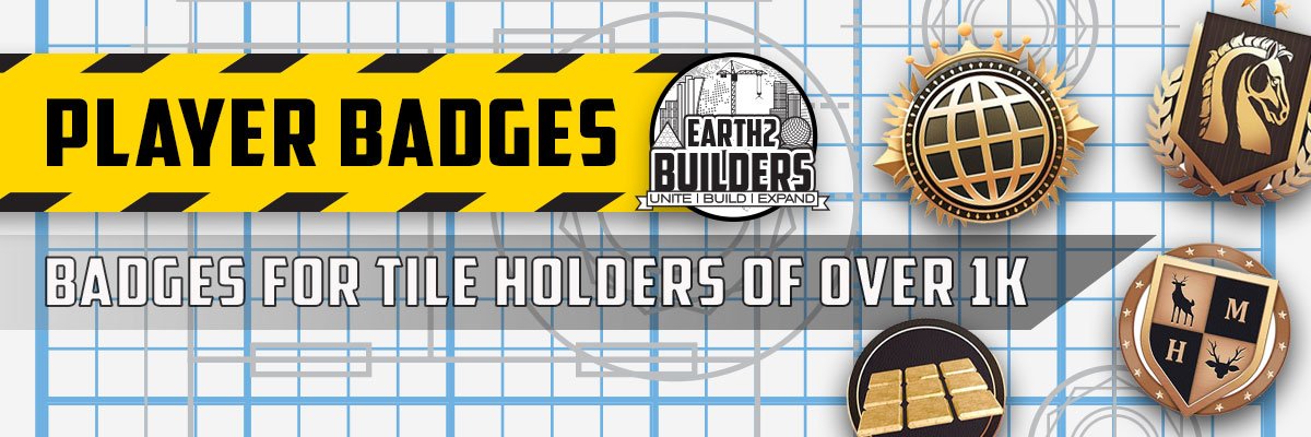 Earth2builders Earth2 Player Badges