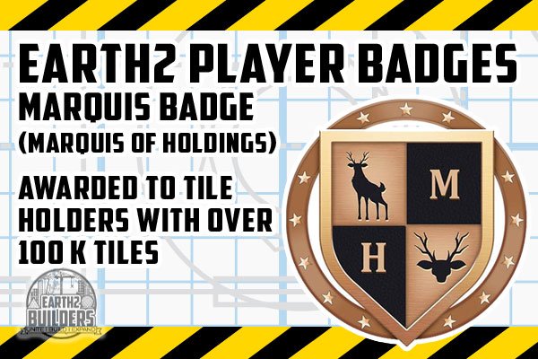 Earth2builders Earth2 Player Badges