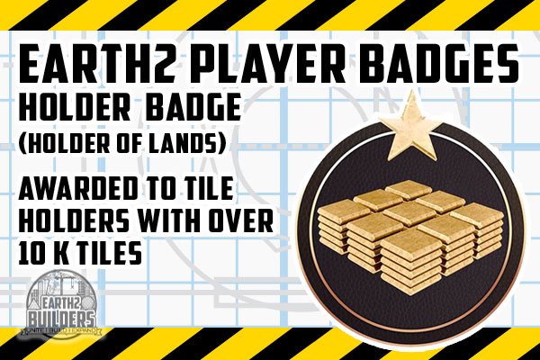 Earth2builders Earth2 Player Badges