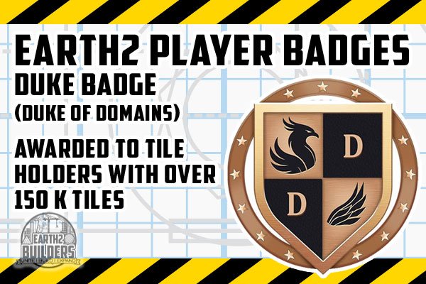 Earth2builders Earth2 Player Badges