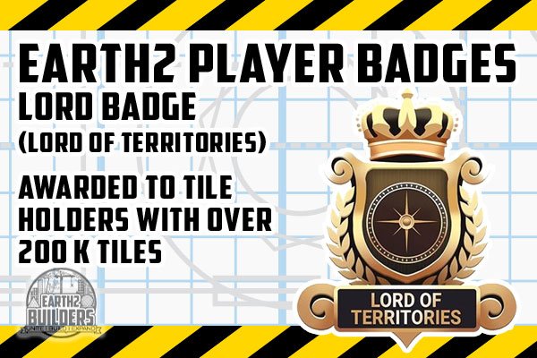 Earth2builders Earth2 Player Badges