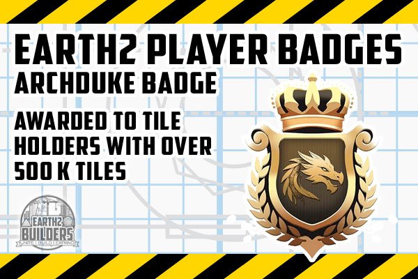Earth2builders Earth2 Player Badges