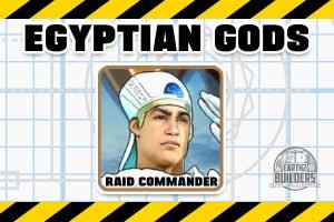 Earth2 Builders CIVILIANS EGYPTIAN GODS RAID COMMANDER