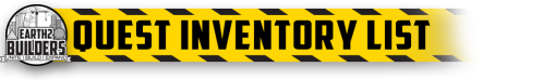Earth2 Builders, Earth2 Quest Inventory Details List